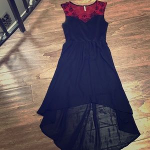 Black gothic summer dress